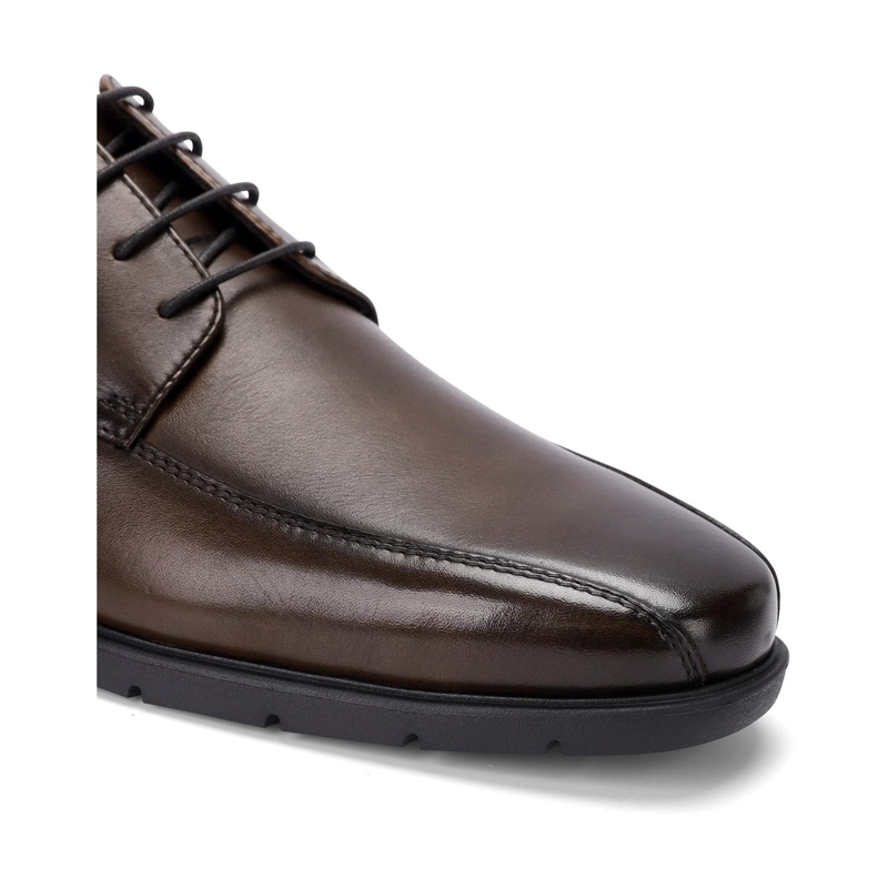 ZAPATOS FORMAL HOMBRE X-LIGHT PIUMA PUNTA COSTURA CAFE CARDINALE - 5