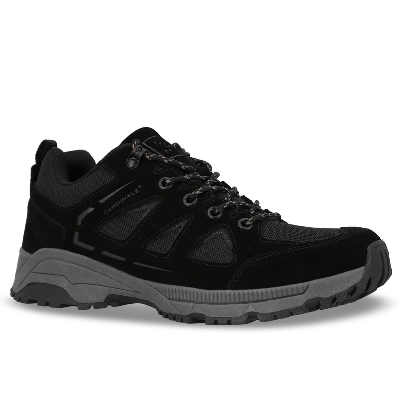 ZAPATILLAS OUTDOOR HOMBRE CUERO NEGRO BOURG CARDINALE - 1