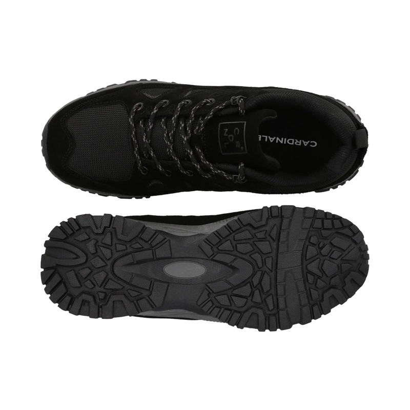 ZAPATILLAS OUTDOOR HOMBRE CUERO NEGRO BOURG CARDINALE - 2