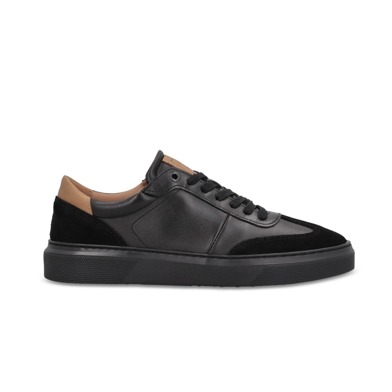 ZAPATILLAS URBANAS HOMBRE CUERO NEGRO VEX CARDINALE - 1