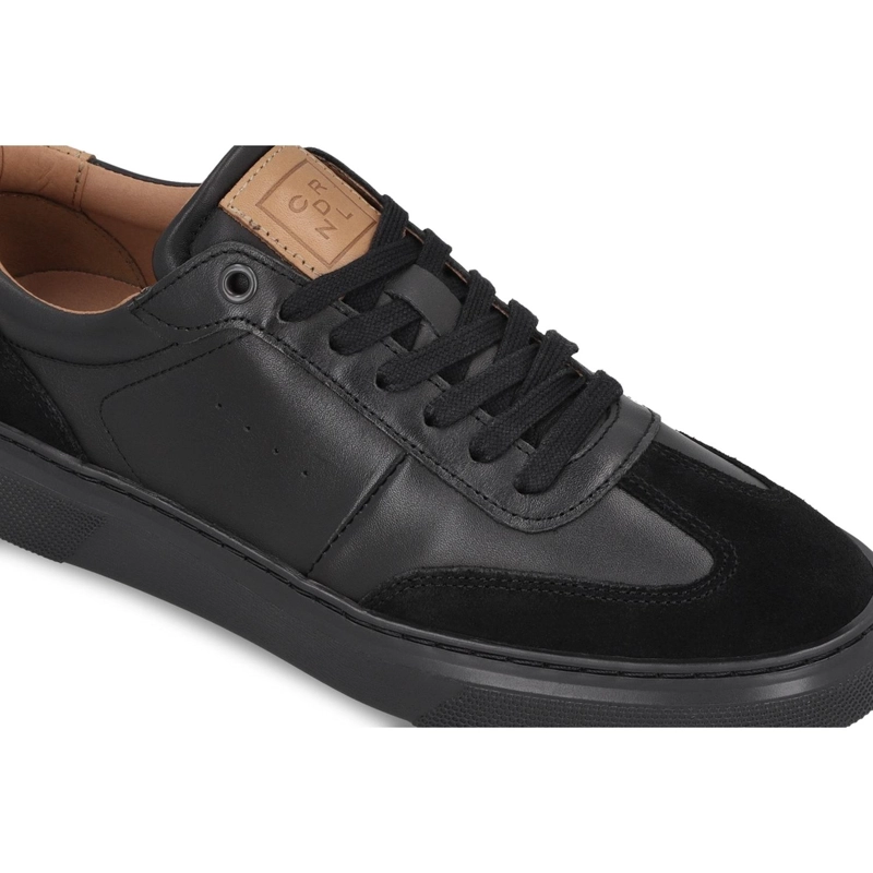 ZAPATILLAS URBANAS HOMBRE CUERO NEGRO VEX CARDINALE - 4