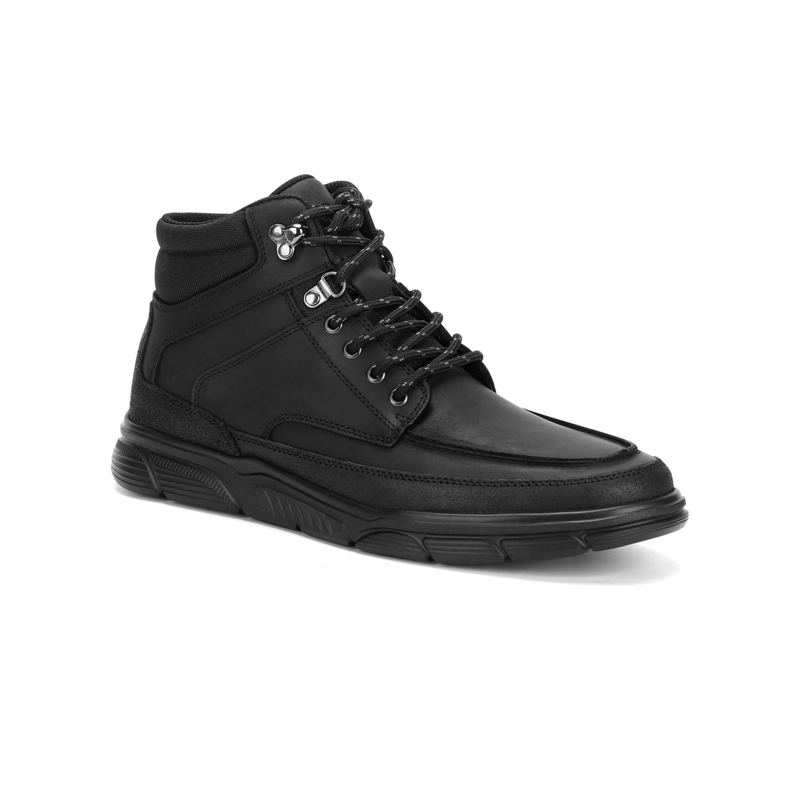 ZAPATILLA CAÑA ALTA HOMBRE X-LIGHT CUERO DOSSCOURT NEGRO CARDINALE - 1