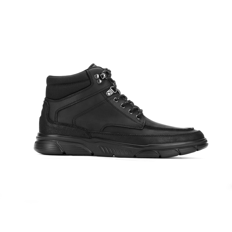 ZAPATILLA CAÑA ALTA HOMBRE X-LIGHT CUERO DOSSCOURT NEGRO CARDINALE - 2