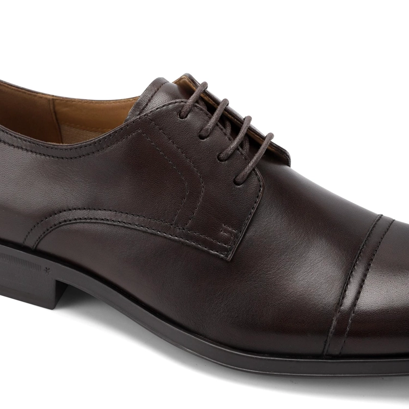 ZAPATOS FORMALES HOMBRE CUERO CAFE OSCURO ROWVILLE CARDINALE - 5