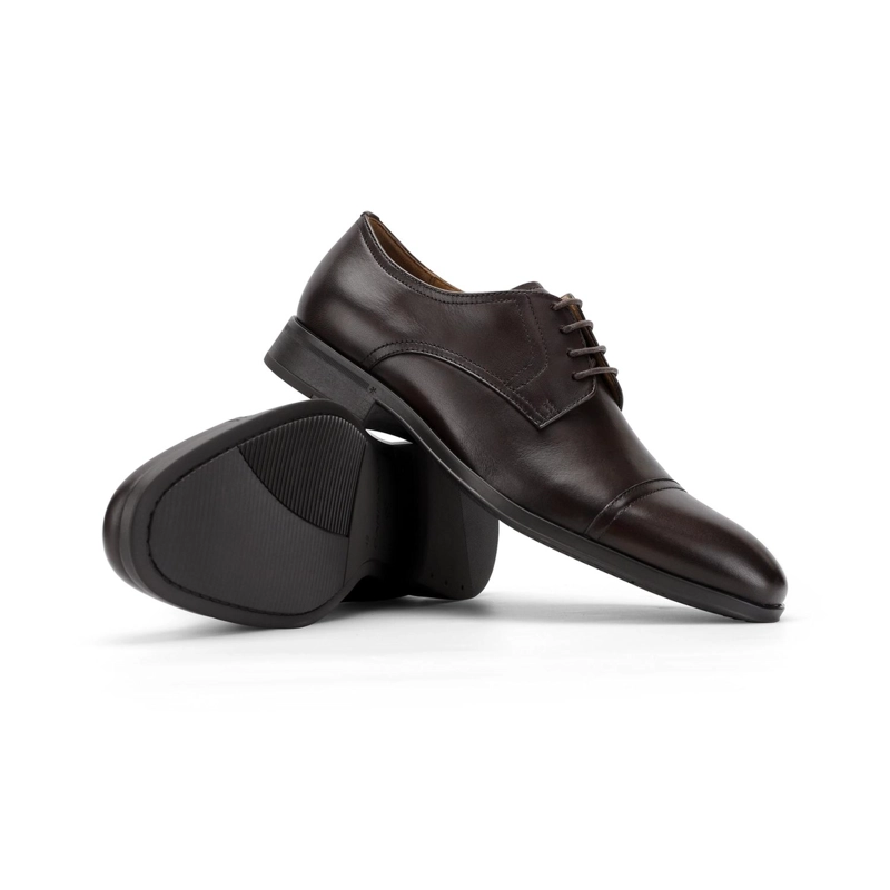 ZAPATOS FORMALES HOMBRE CUERO CAFE OSCURO ROWVILLE CARDINALE - 6