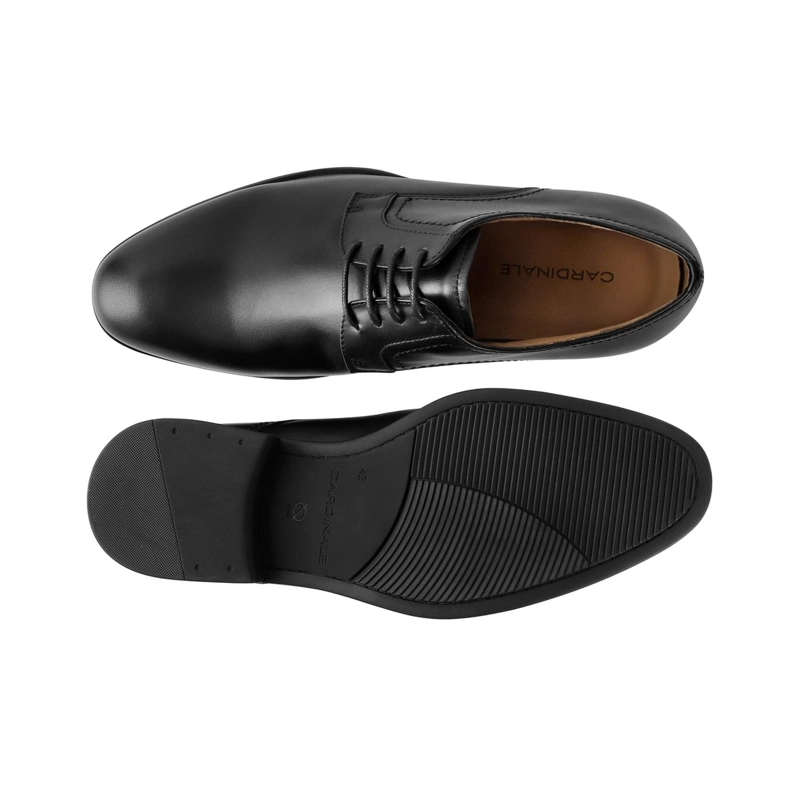 ZAPATOS FORMALES HOMBRE CUERO PUNTA LISA NEGRO ROWVILLE CARDINALE - 3