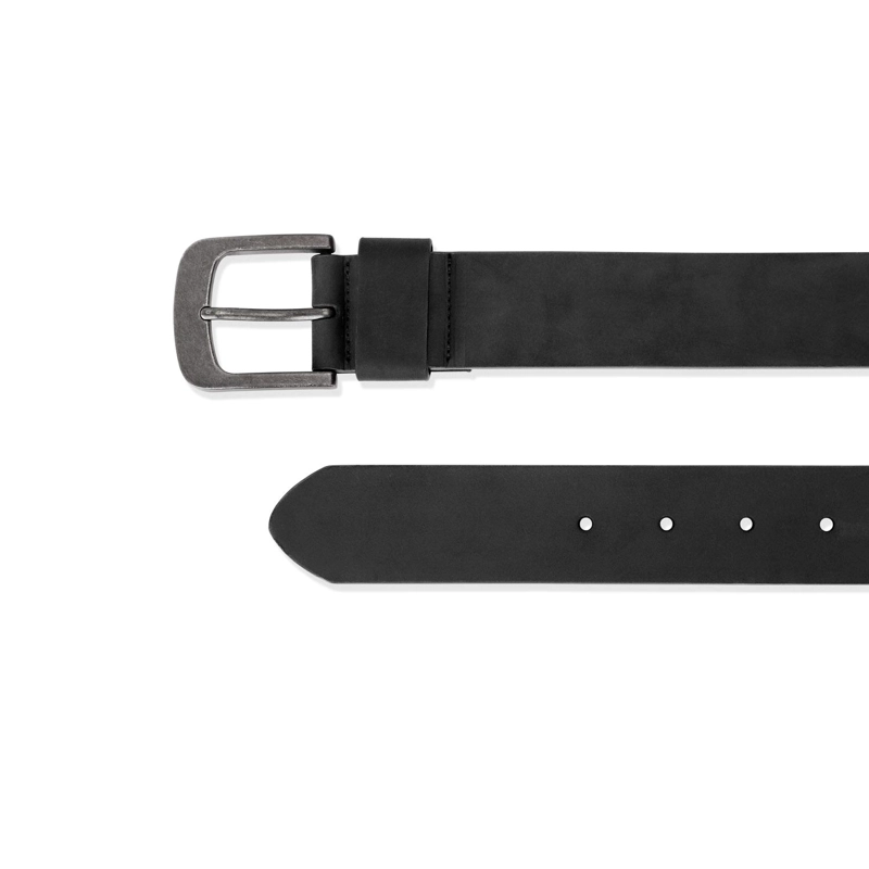 CINTURON CUERO HOMBRE HEBILLA ENVEJECIDA NEGRO CARDINALE - 2