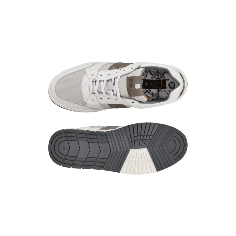 ZAPATILLAS HOMBRE URBANAS CUERO LOCHEM-0-05 BLANCO BULLBOXER - 3