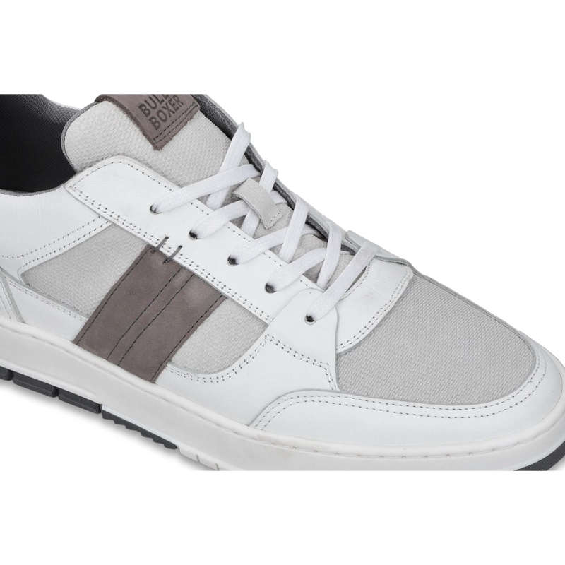ZAPATILLAS HOMBRE URBANAS CUERO LOCHEM-0-05 BLANCO BULLBOXER - 4