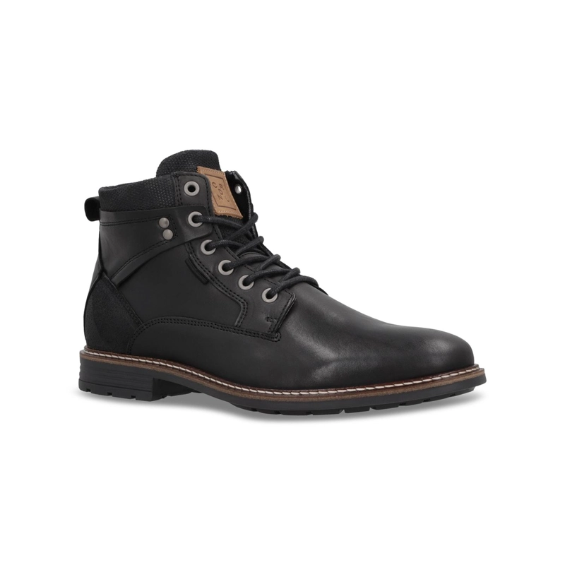 BOTINES CASUAL URBANO HOMBRE CUERO RAVEN-6-30 NEGRO - 2