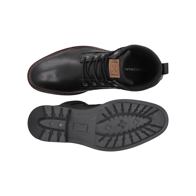 BOTINES CASUAL URBANO HOMBRE CUERO RAVEN-6-30 NEGRO - 3
