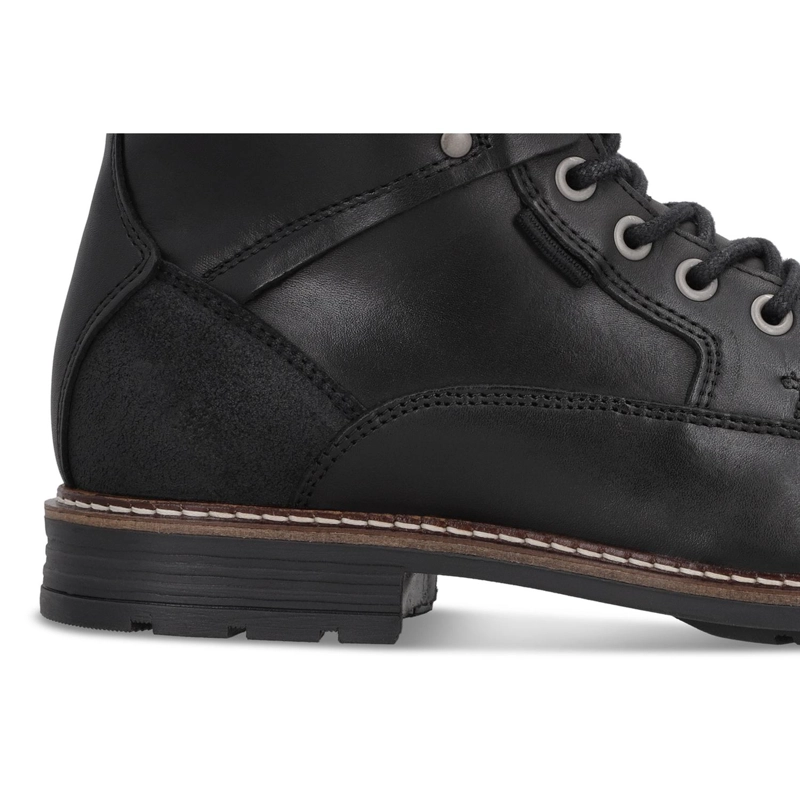 BOTINES CASUAL URBANO HOMBRE CUERO RAVEN-6-30 NEGRO - 4