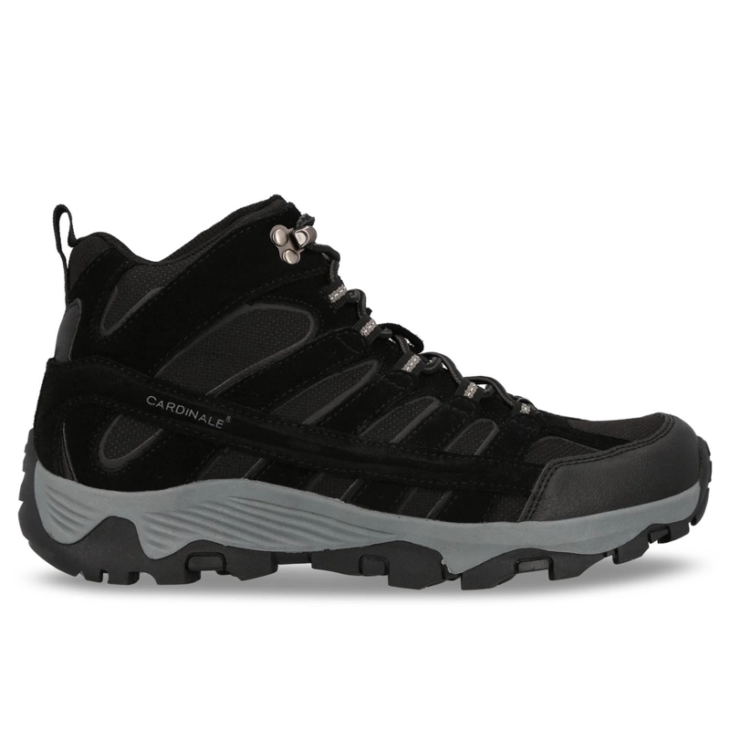 BOTINES OUTDOOR HOMBRE CUERO NEGRO BAINS CARDINALE - 1