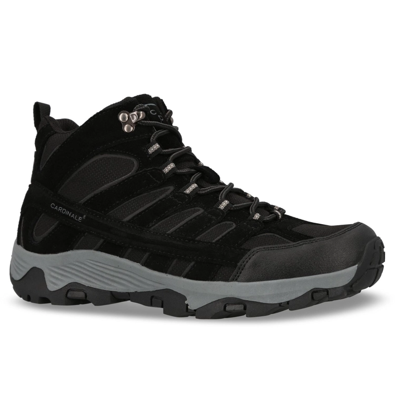 BOTINES OUTDOOR HOMBRE CUERO NEGRO BAINS CARDINALE - 2