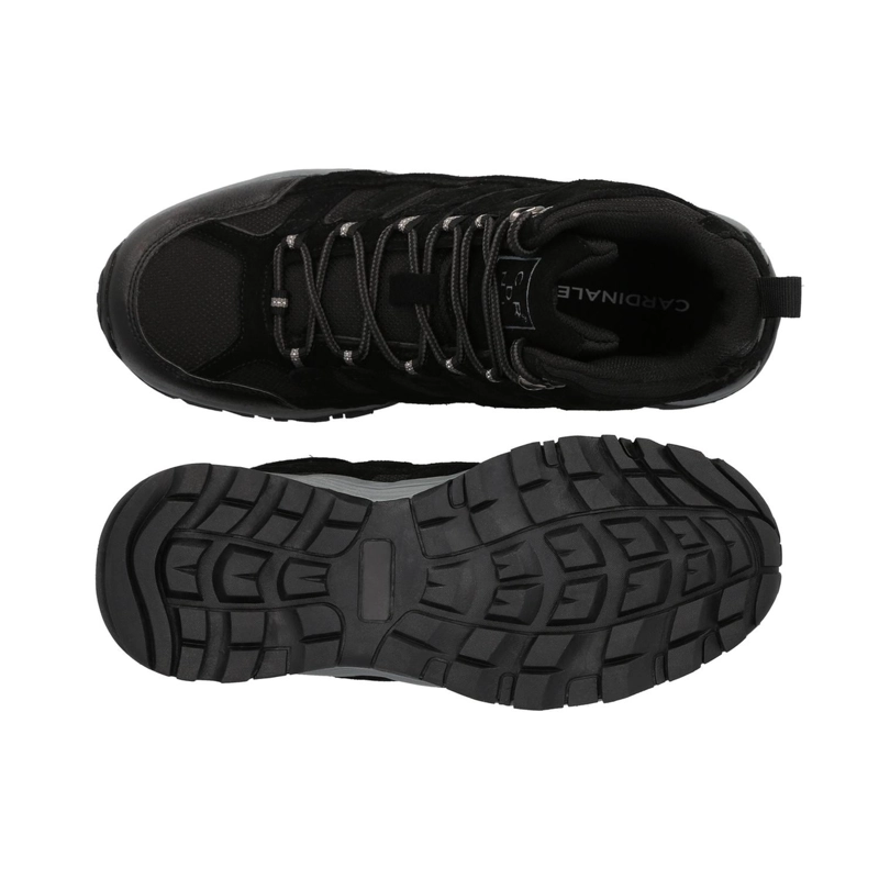 BOTINES OUTDOOR HOMBRE CUERO NEGRO BAINS CARDINALE - 3