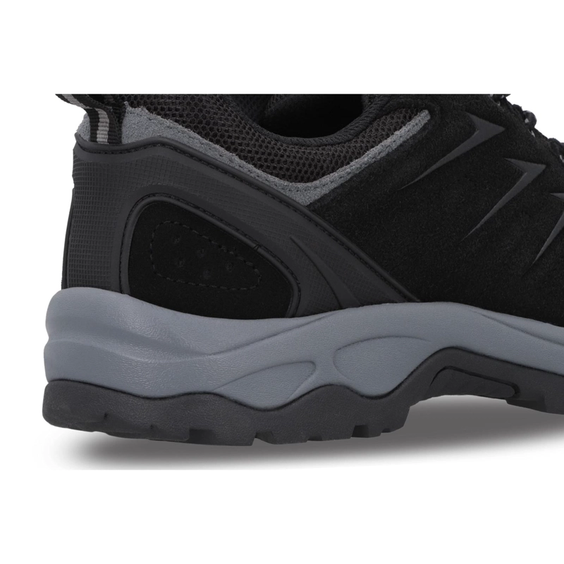 ZAPATOS TREKKING HOMBRE WATERPROOF CUERO Y TEXTIL BARD-0-39 NEGRO - 2