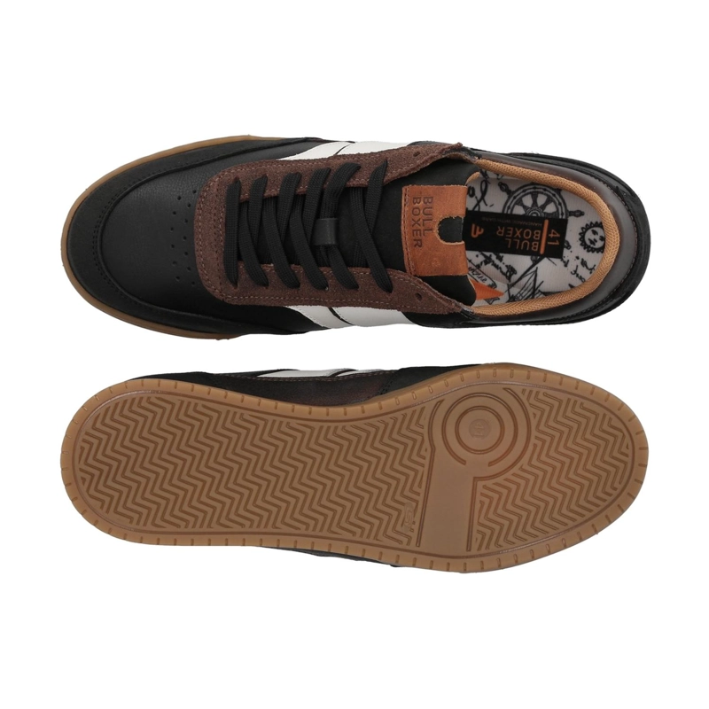ZAPATILLAS URBANAS HOMBRE CUERO NEGRO METRO BULLBOXER - 2