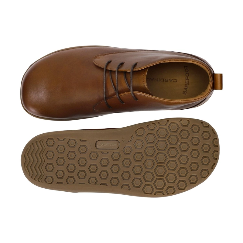 BOTINES BAREFOOT FORMAL CASUAL HOMBRE BARE URBAN BRANDY CARDINALE - 6