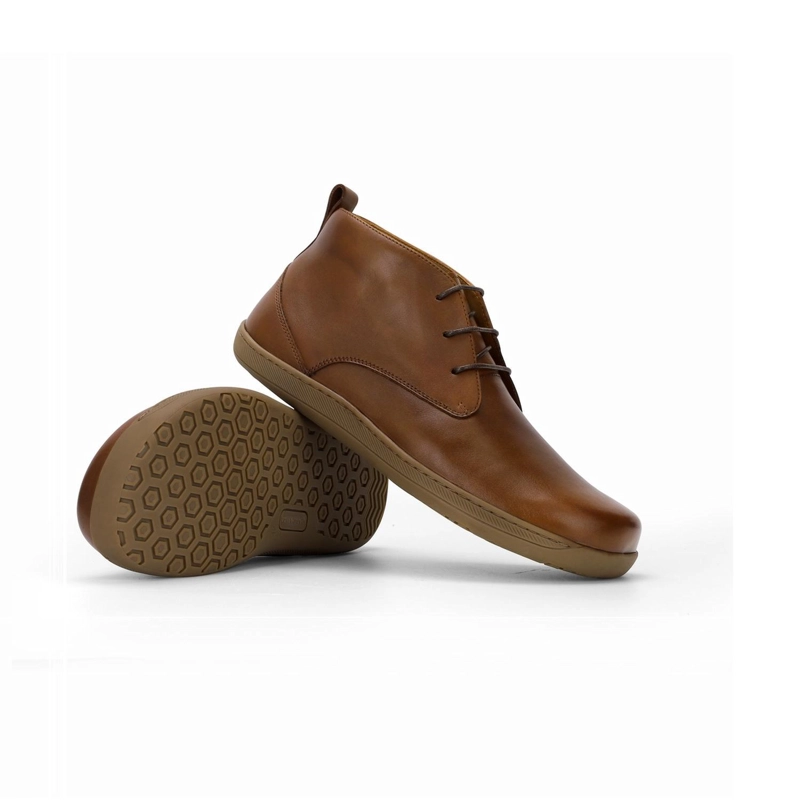 BOTINES BAREFOOT FORMAL CASUAL HOMBRE BARE URBAN BRANDY CARDINALE - 9