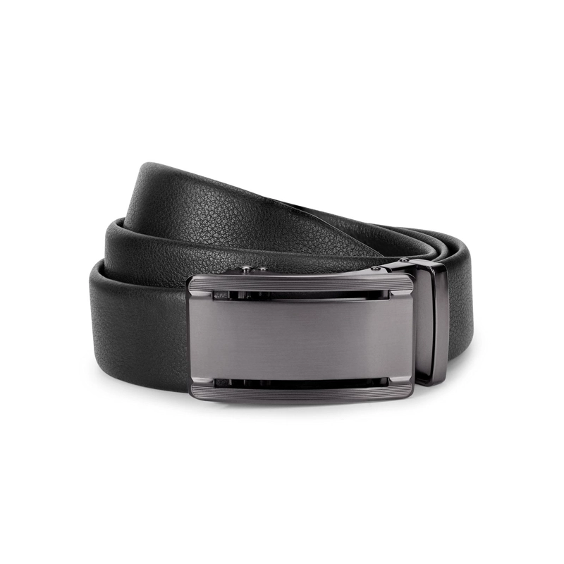CINTURON CUERO HOMBRE HEBILLA AUTOMATICA NEGRO CARDINALE - 1