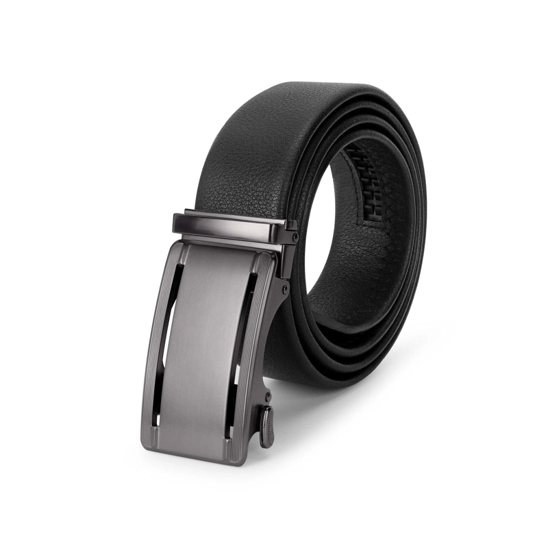 CINTURON CUERO HOMBRE HEBILLA AUTOMATICA NEGRO CARDINALE - 2