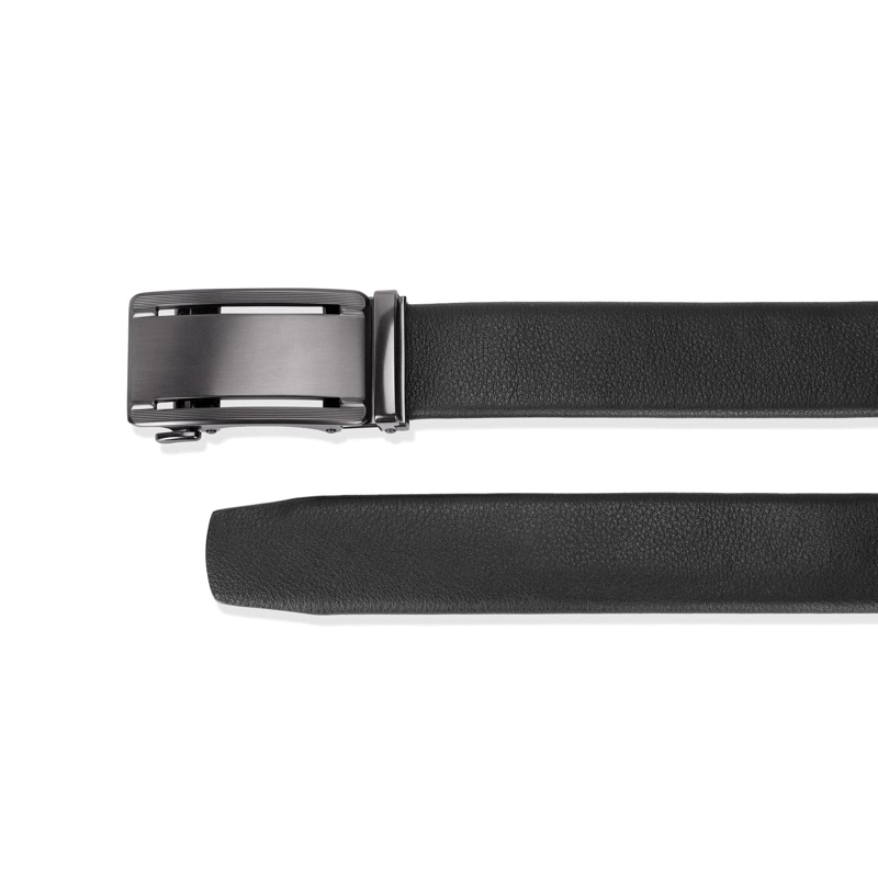 CINTURON CUERO HOMBRE HEBILLA AUTOMATICA NEGRO CARDINALE - 3