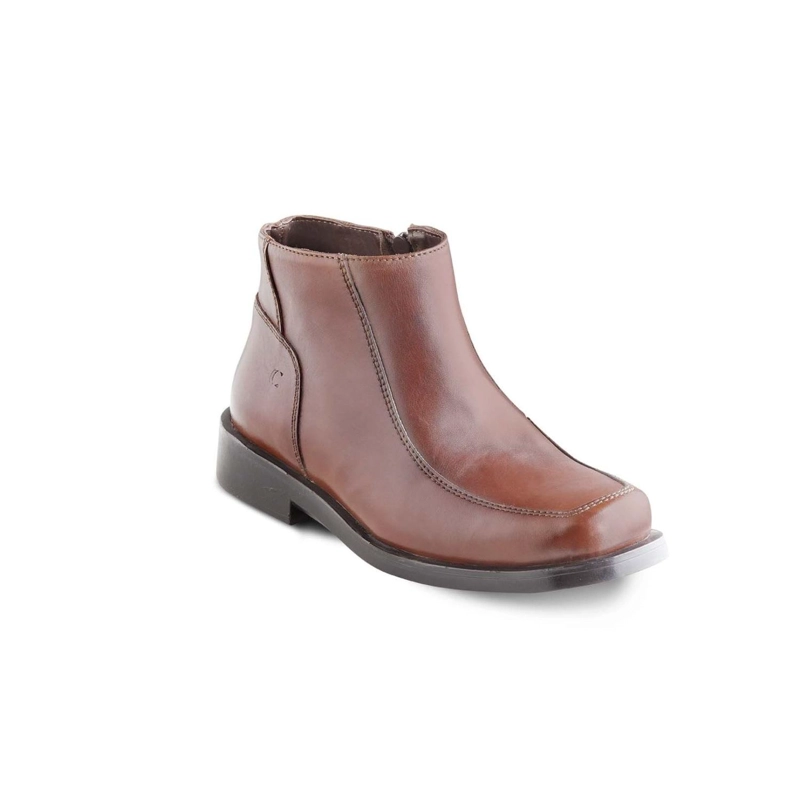 BOTINES FORMAL HOMBRE CUERO 24 FLEX TWISTER-6-62-BRANDY - 1