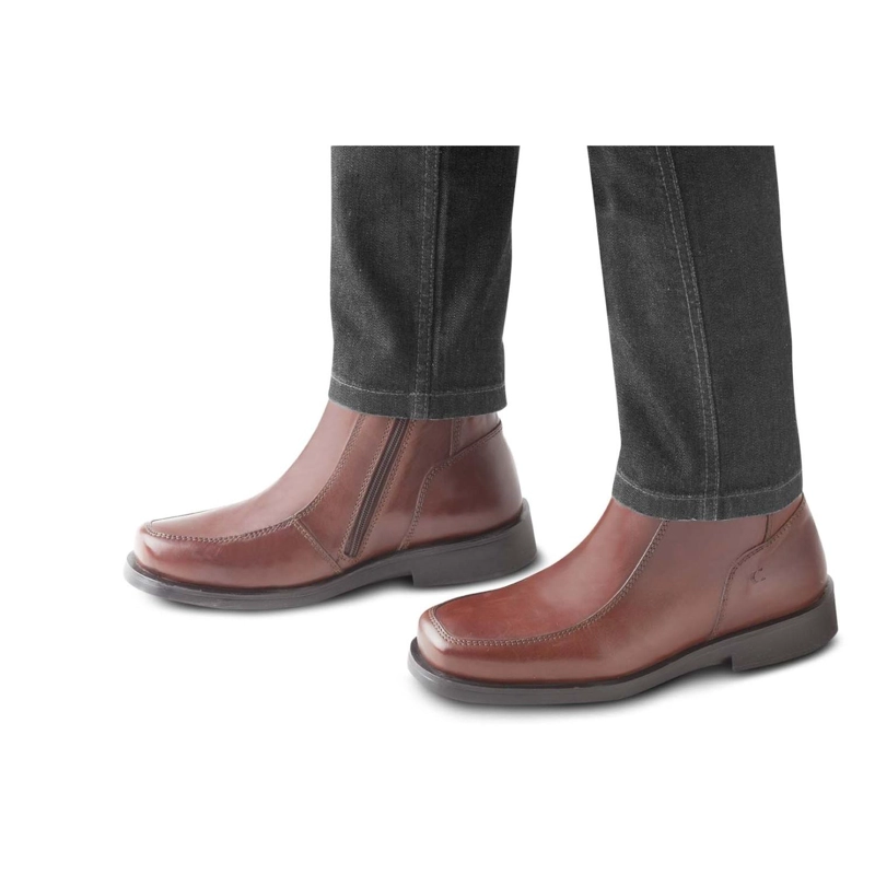 BOTINES FORMAL HOMBRE CUERO 24 FLEX TWISTER-6-62-BRANDY - 4