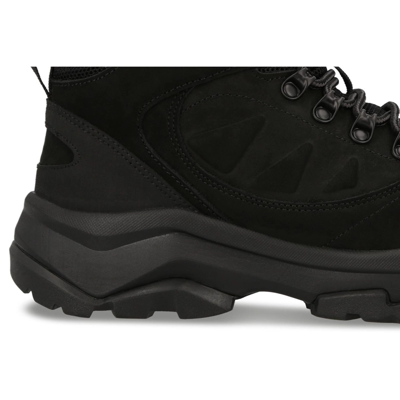 BOTINES WATERPROOF OUTDOOR HOMBRE CUERO SANSAC NEGRO CARDINALE - 4