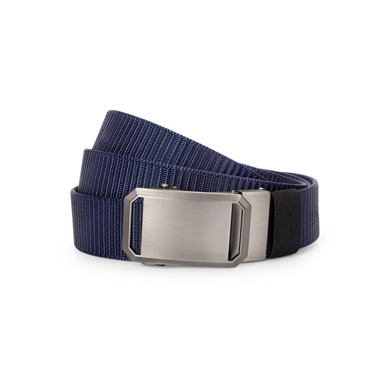 CINTURON TEXTIL HOMBRE HEBILLA AUTOMATICA AZUL CARDINALE - 1