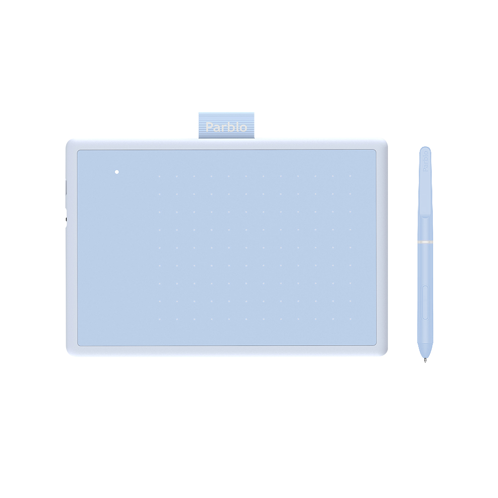 TABLETA GRAFICA DIGITALIZADORA PARBLO NINOS N4 LIGHT BLUE - TG - 1