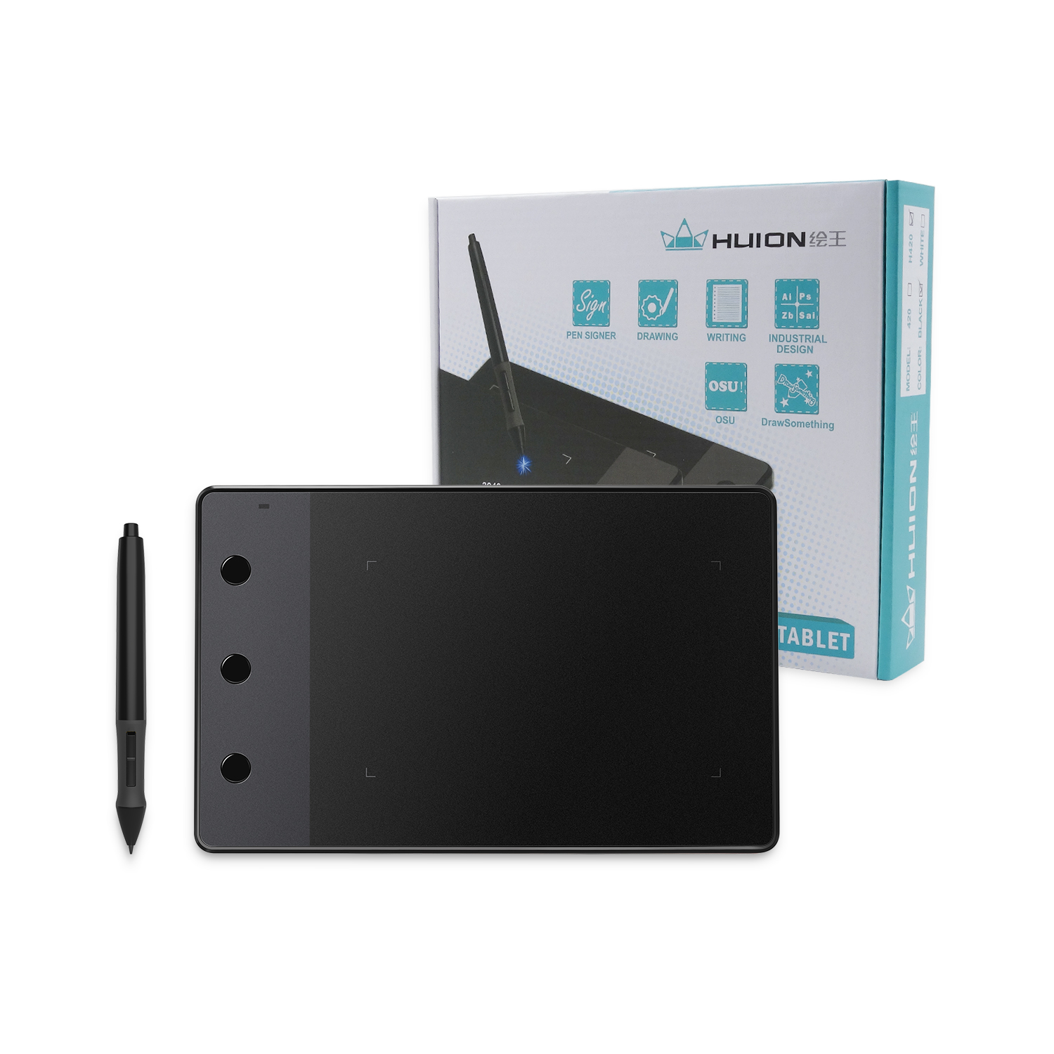 TABLETA DIGITALIZADORA HUION H420 TG - 4