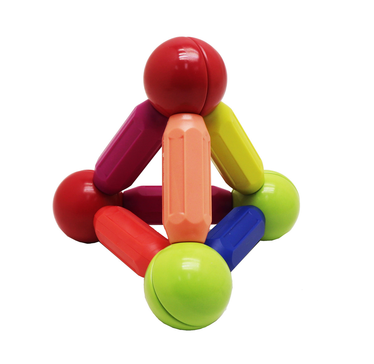 BASTONES MAGNÉTICOS DE CONSTRUCCIÓN MAGNESCAPE MULTICOLOR 62 PIEZAS - LIBRE DE PLOMO - 3