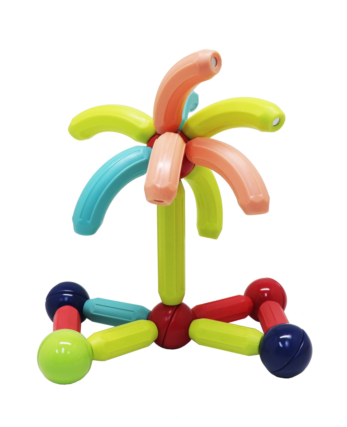 BASTONES MAGNÉTICOS DE CONSTRUCCIÓN MAGNESCAPE MULTICOLOR 62 PIEZAS - LIBRE DE PLOMO - 5