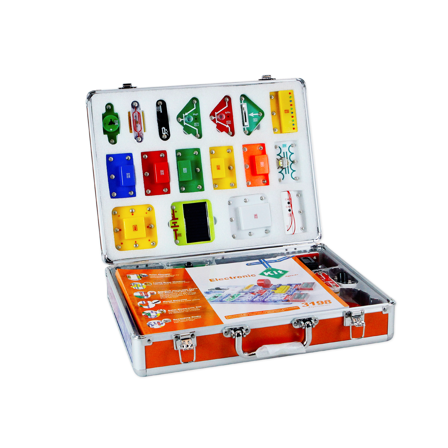 KIT ELECTRÓNICO EDUCATIVO KEBO LAB PRO LP2 - 3198 CIRCUITOS - 2