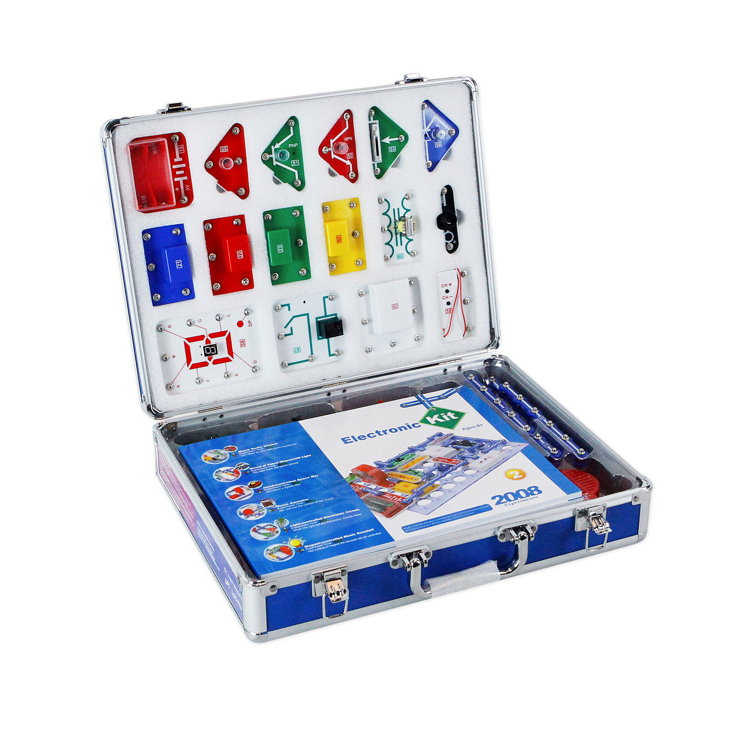 KIT ELECTRÓNICO EDUCATIVO KEBO LAB PRO LP1 - 2008 CIRCUITOS - 3