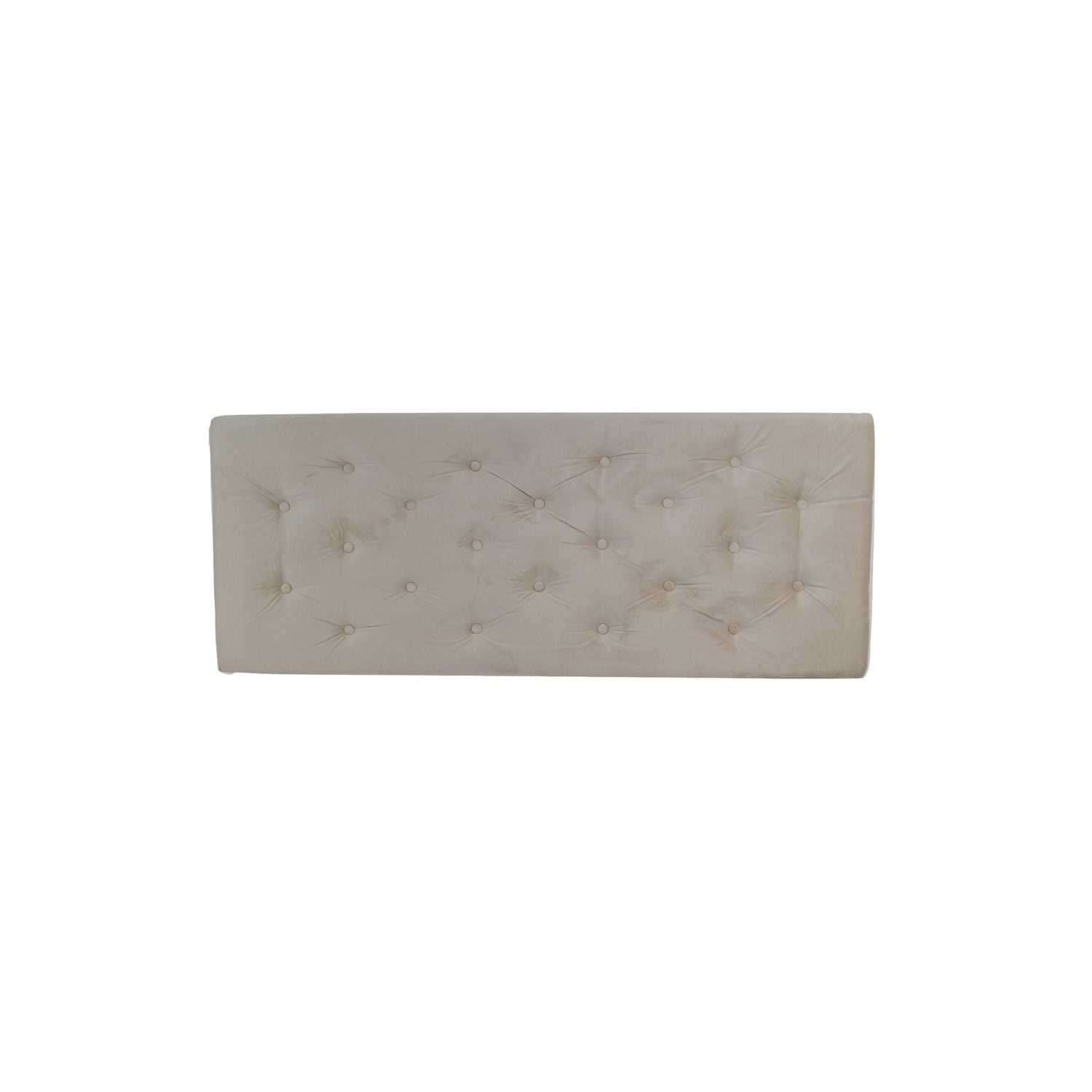 RESPALDO 2P BEIGE FELPA - 1