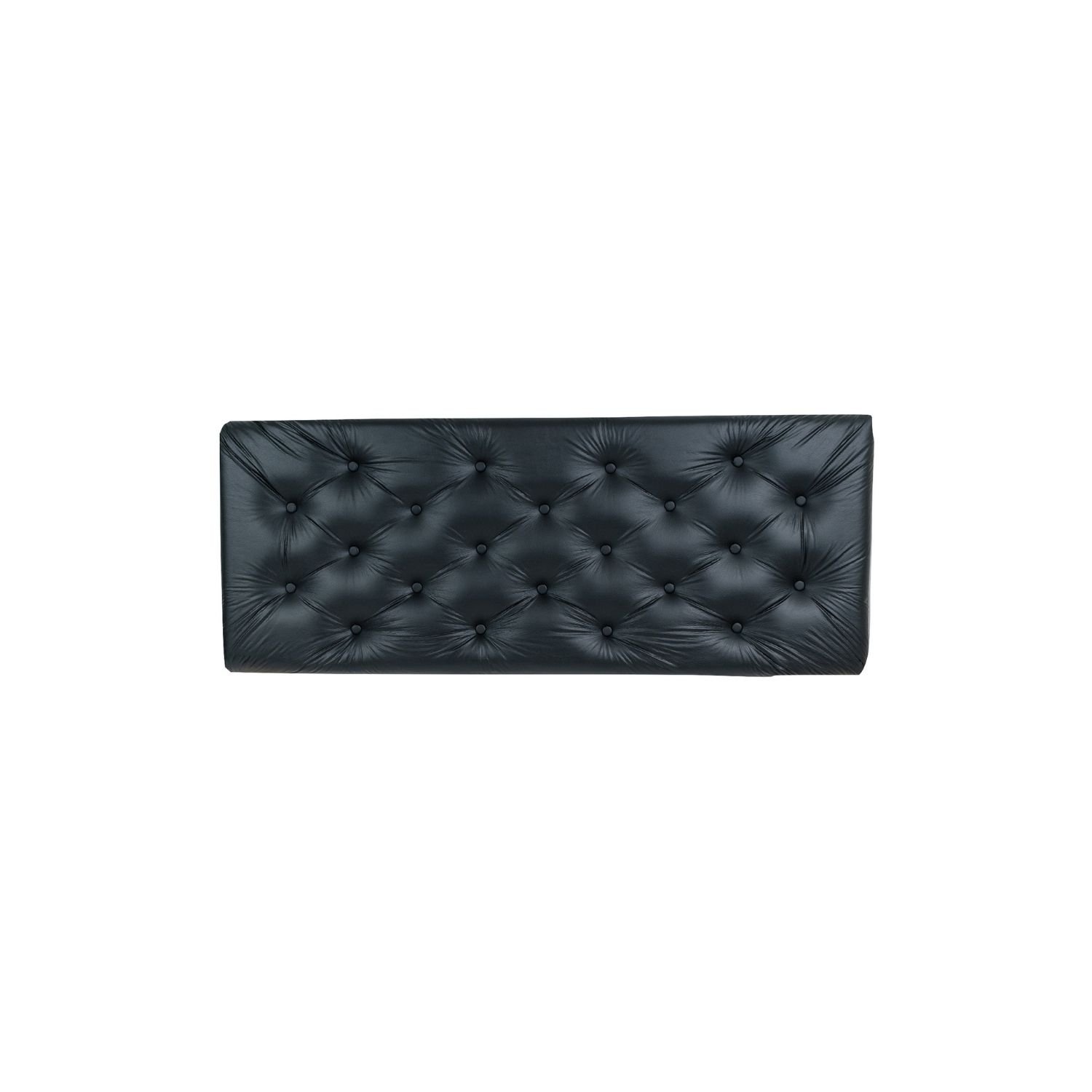 RESPALDO 2P EN COLOR NEGRO CUERO PU - 1