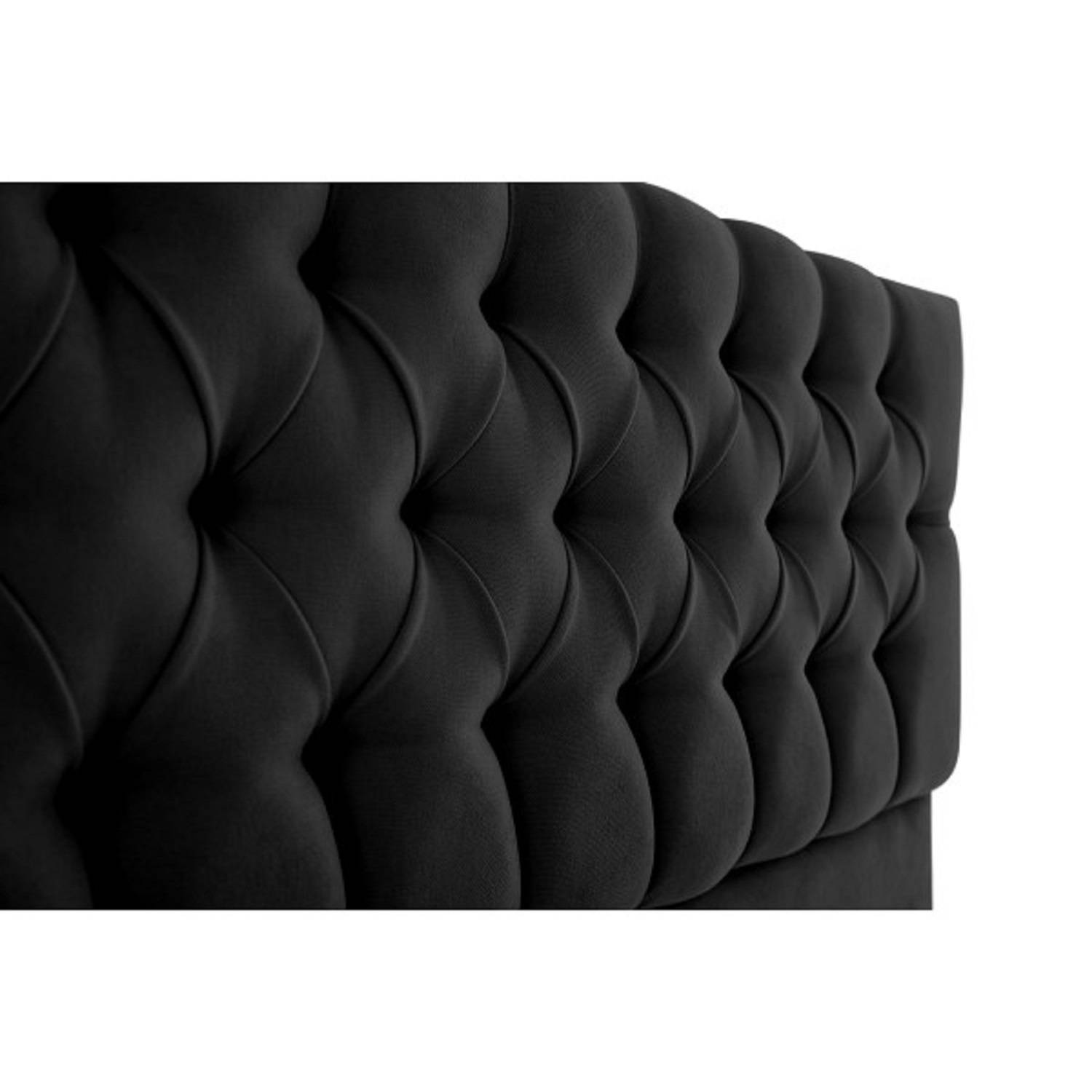 RESPALDO CAPITONE ANTONIA HVM 1.5P NEGRO - 2