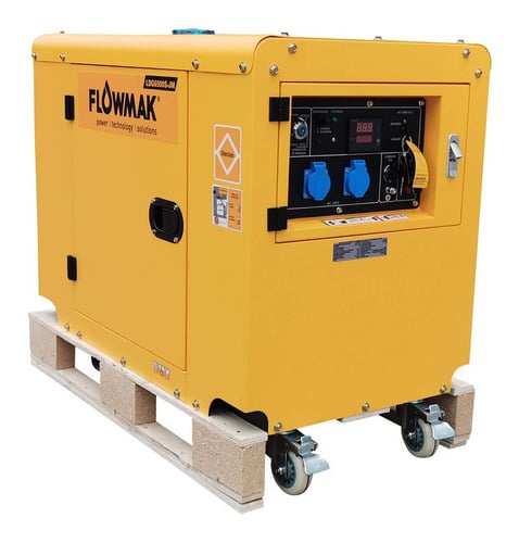 GENERADOR ELE CTRICO A DIESEL LDG6500S-JM 5KW C.CNX ATS 220V FLOWMAK - 1