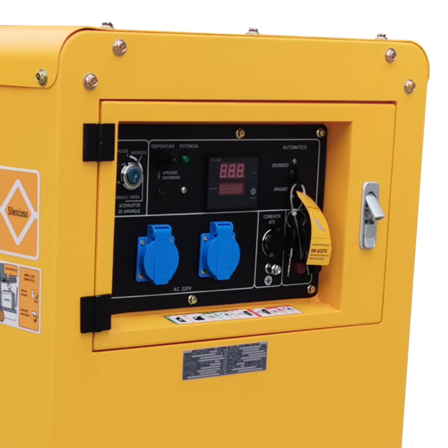 GENERADOR ELE CTRICO A DIESEL LDG6500S-JM 5KW C.CNX ATS 220V FLOWMAK - 2