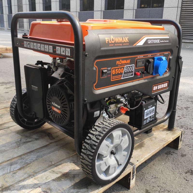 GENERADOR ELE CTRICO A GASOLINA GH7000E 6500W 220V FLOWMAK - 2