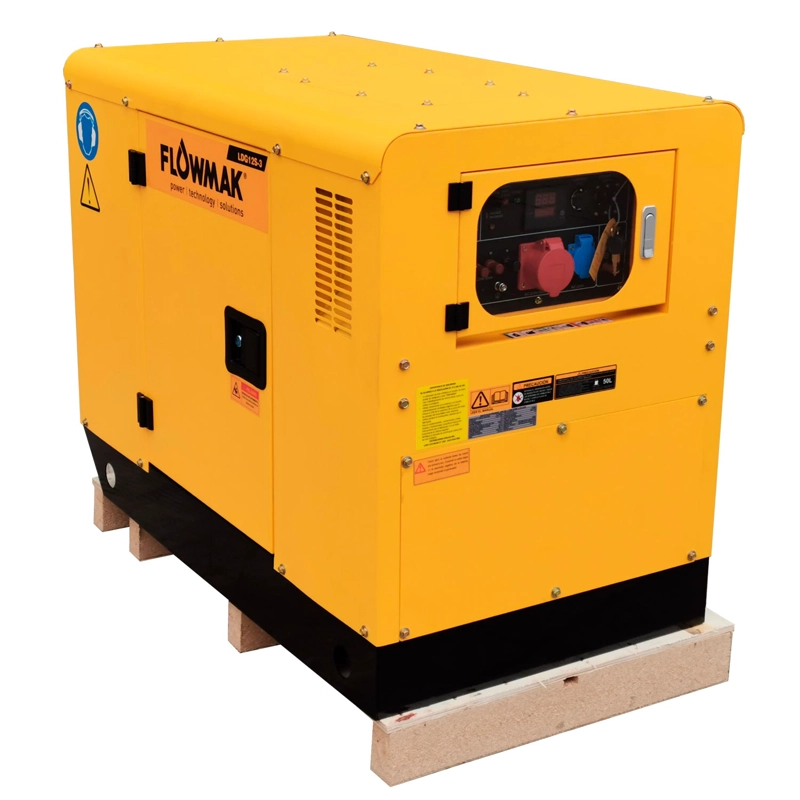 GENERADOR DIESEL FLOWMAK LDG12S-3 380V 10KW INSONORO - 1
