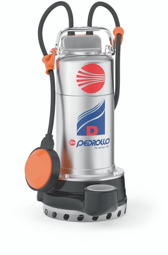 BOMBA SUMERGIBLE PEDROLLO D10 220V AGUAS SUCIAS - 1