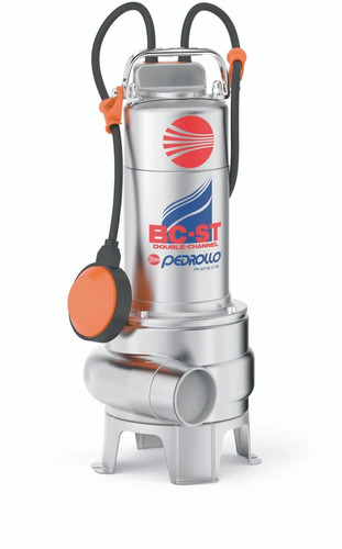 BOMBA SUMERGIBLE BICANAL PEDROLLO BC15/50ST 380 W AGUAS NEGRAS - 1