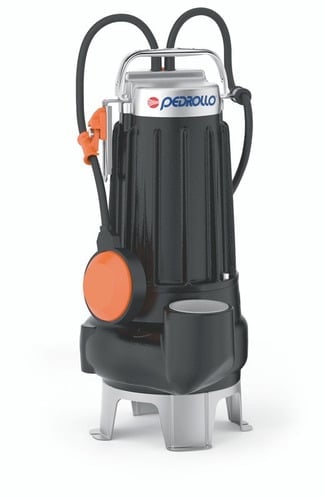 BOMBA SUMERGIBLE PEDROLLO VXC15/35 220V VORTEX AGUAS NEGRAS - 1