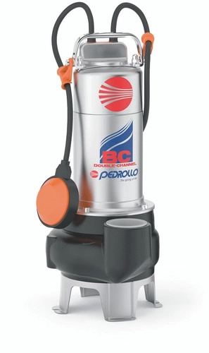BOMBA SUMERGIBLE BICANAL PEDROLLO BCM10/50-N 220V AGUAS NEGRAS - 1