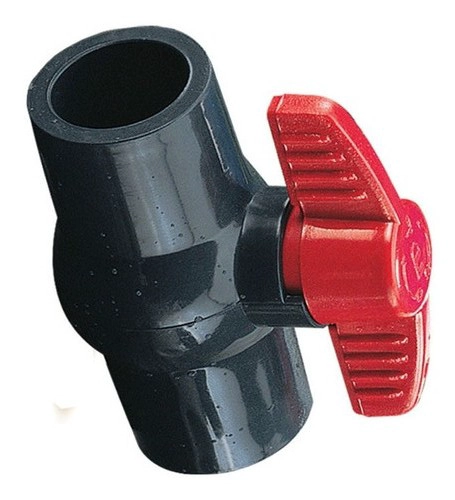 VALVULA DE BOLA PVC 1-1/4' 40 MM COMPACTA HILO  LD - 2