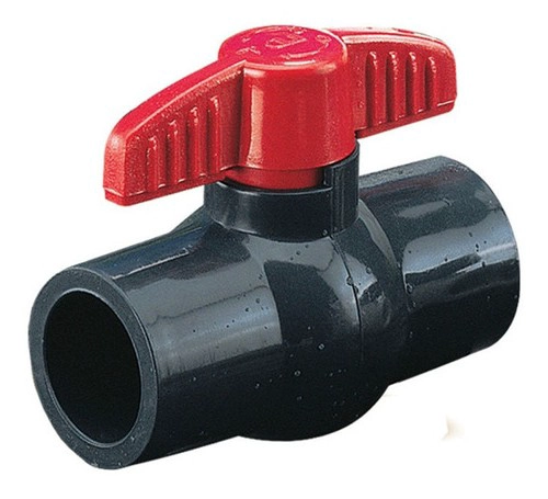 VALVULA DE BOLA PVC 1-1/4' 40 MM COMPACTA HILO  LD - 3