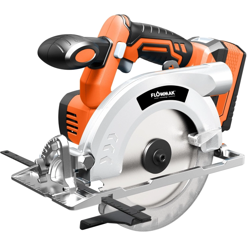 SIERRA FLOWMAK CIRCULAR 6 1/2 PULG165 MM 18 V CON BAT Y CARG ACERO - 8